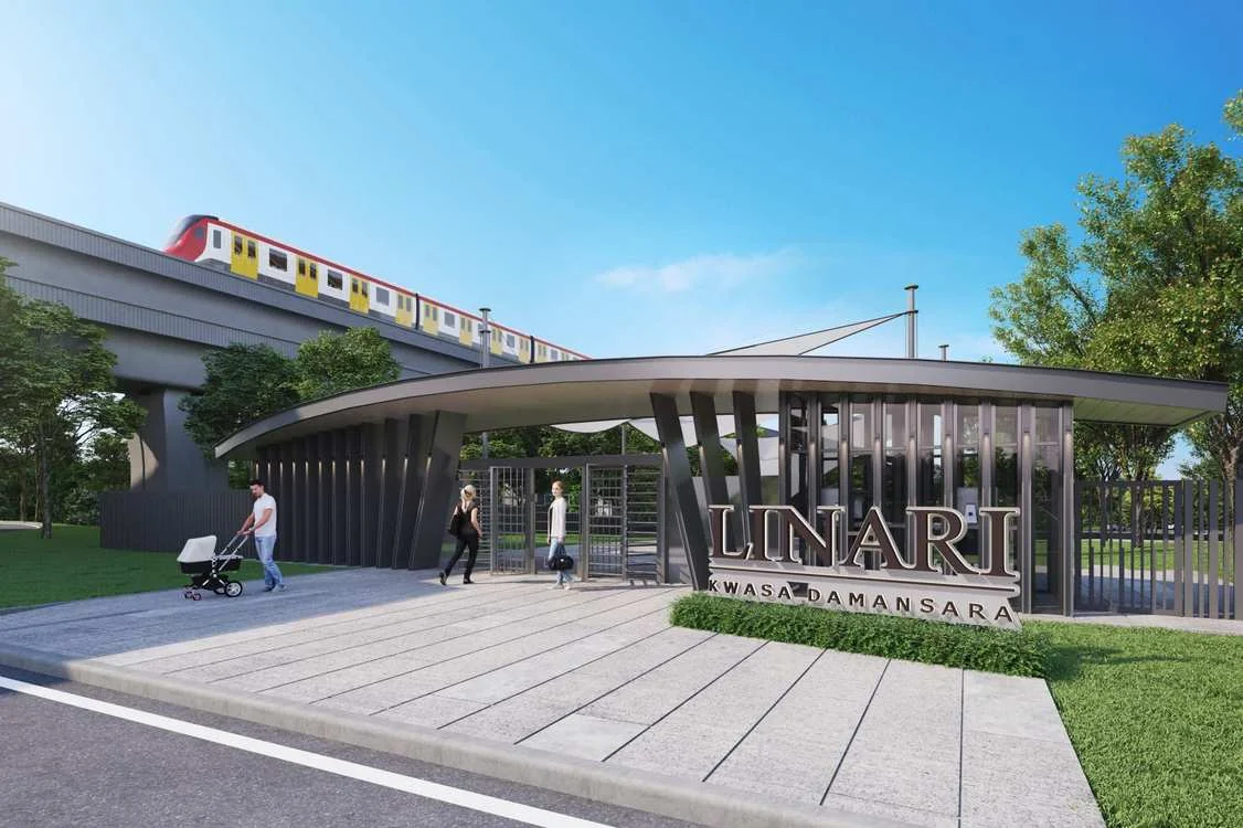 Linari MRT pedestrian gateway