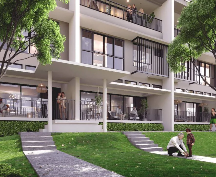 Linari residences and landscaped gardens